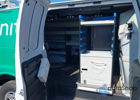 2015 Chevrolet Express 2500 Work Van from USA, damaged, VIN 1GCWGFCF4F1157834